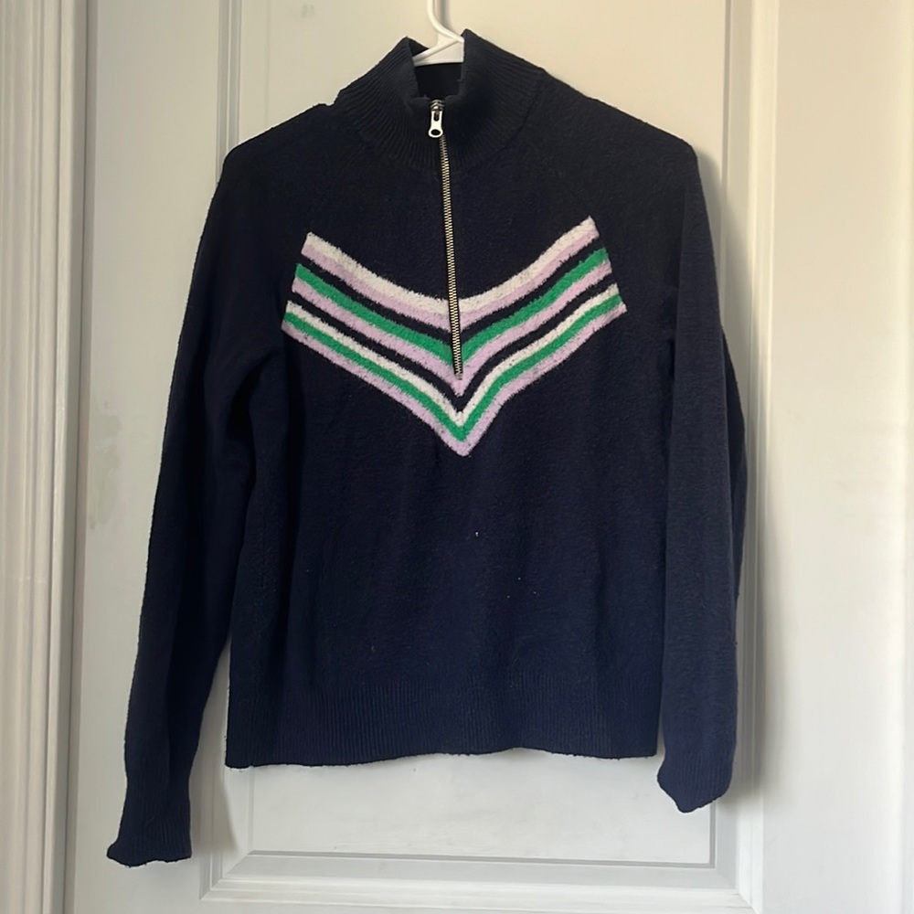 Blue sweater shirt